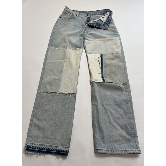 Levi's 501 '90s Freehand Folk Women's Jeans in Serious Sizzle Light Wash - Picture 4 of 7